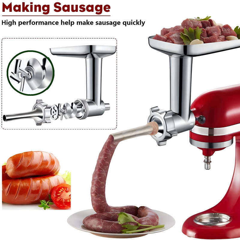 GVODE KitchenAid Metal Food Grinder Attachment Wayfair